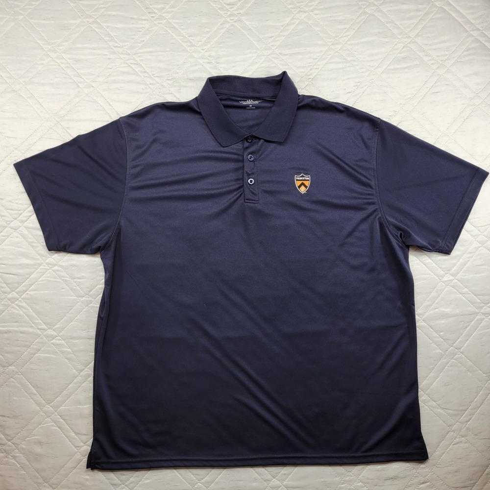 Vansport Performance Princeton University dark blue polo shirt size 2X